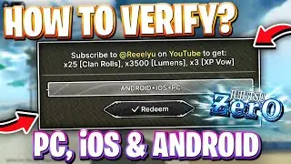 🔥*MOBILE & PC* How To VERIFY CHANNEL ID IN JUJUTSU ZERO (ANDROID, iOS & PC) ROBLOX