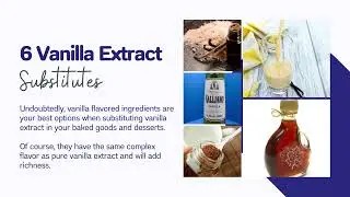 9 BEST VANILLA EXTRACT SUBSTITUTES FOR DELICIOUS CULINARY ADVENTURES