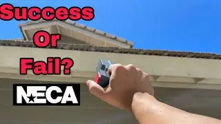 Trying out the Neca Batman Grapnel launcher in real life
