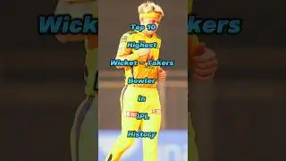 Top10 Highest Wicket - Takers Bowler In IPL History #shorts #trending #viralshort #ipl #cricket