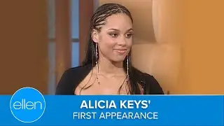 Alicia Keys' First Appearance on 'Ellen'