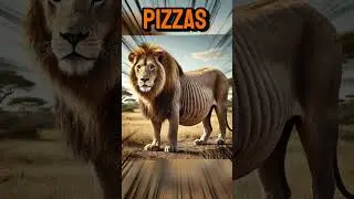 Make Skinny Lion Fat #lion #skinnyfat #shorts