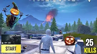 PUBGM 2.8 Update HALLOWEEN 🎃/ Zombie&rsquo;s Edge Mode Gameplay 🔥/ 20+ KILLS 😍