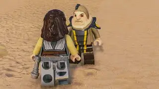 Rey and Unkar Plutt Unique Dialogue - LEGO Star Wars: The Skywalker Saga