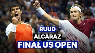 Casper Ruud - Carlos Alcaraz | Skr&oacute;t meczu | FINAŁ US Open 2022