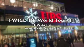TWICE - 4th World Tour 'III' - UBS Arena, Belmont Park NY [FANCAM] [4K]