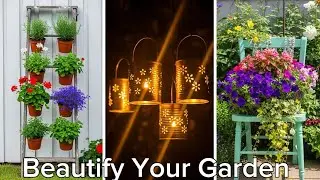 Cheap Ideas to MahYour GARDENBeautiful | Reuse and Decorate🔥 