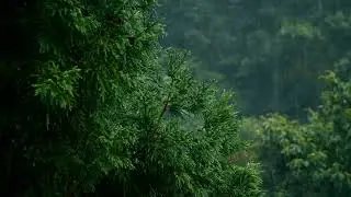 Natural Forest Rain for Relaxation and Sleep #DeepSilentFocus #StudyWithoutMusic