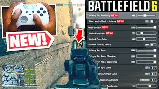 НОВЫЕ НАСТРОЙКИ ПОМОЩИ В ПРИЦЕЛИВАНИИ BATTLEFIELD 6 В ПЕРВОМ СЕЗОНЕ! 🎮 (Лучшие настройки BF6 для ...