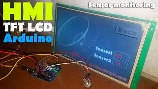 Arduino HMI intelligent TFT LCD based Sensor Monitoring &ldquo;Stone Technologies&rdquo;