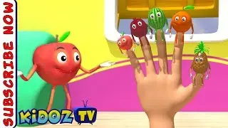 Fruit Finger Family |  Nursery Rhymes & Baby Songs For Children | Kidoz TV