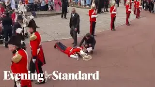 UK soldier faints at Order of the Garter service