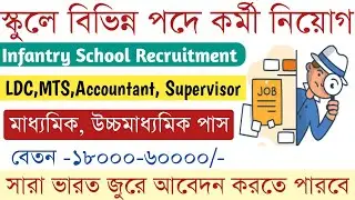 HQ Infantry School MHOW Recruitment 2021I Infantary School  MHOW Group-C&D Recruitment -2021