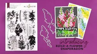 Altenew Stamps Intro - Build-A-Flower: Snapdragon