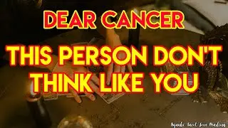 CANCER THIS DON'T THINK LIKE YOU, JUNE 2021 TAROT LOVE READING