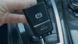 Замена кнопки стояночного тормоза в BMW F10