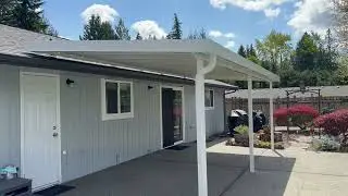 Roof Mounted V-pan Patio Cover By AA Patio Covers Puyallup Tacoma WA area #aapatio #patiocover