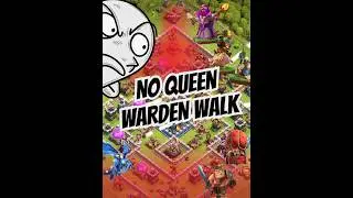 No Queen Warden Walk Hybrid TH12 #clashofclans #coc