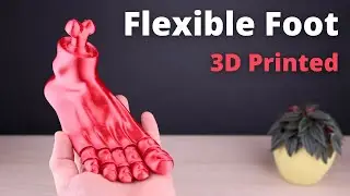 3D Printed Flexible Foot - 3D Print in Place