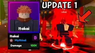 Update 1- Unlocked New Champions (ITADORI) in Anime Champions Simulator