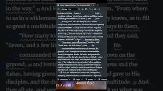 89 Jesus said Matthew 15 32