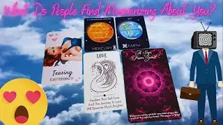 PICK A CARD! 📬 FIND OUT🔎 WHAT DO PEOPLE FIND MESMERIZING ABOUT YOU?! 😍🔥👁✨