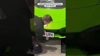 NO-DRILL Front Plate Mount for Lamborghini | Sleek, Simple, & Damage-Free quick install