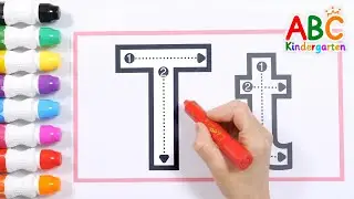 Тигр и дерево начинаются с буквы Т | Выучите букву Т с простыми словами | ABC для kinder