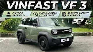 VinFast VF 3: Elektro-Microcar f&uuml;r die City mit Style & Reichweite