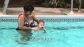One year Swimming with Miss Bea - how a one year old can swim