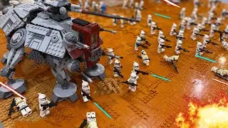 Building Geonosis in LEGO - MID SEASON FINALE