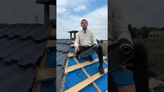 Bandă ventilare coamă pentru acoperiș din țiglă metalică #premiumacoperis #acoperis #tiglametalica