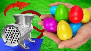 Colorful Egg Grinding Experiment | Visually Satisfying Results
