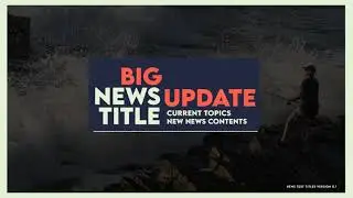 News Text Titles Version 0.1 27552200 Videohive - Free Download After Effects Template