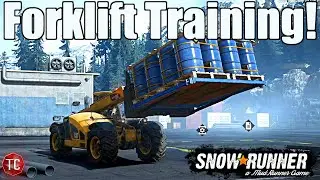 SnowRunner: FORKLIFT TRAINING in The Yukon!
