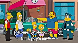 Homer Stole Comic Book Guy’s Car… And You Won’t Believe What Happened!