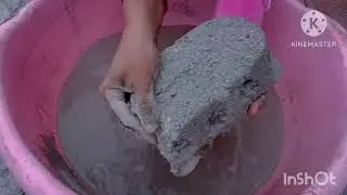 ASMR || Different Crunchy textures huge shapes water crumbling|| #satisfying #asmrcommunity