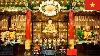 The temple received a Vietnamese record with more than 10,000 Buddha statues in Saigon