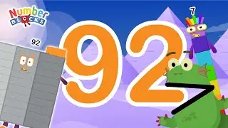 Numberblocks 92: учимся считать с 7 Magic Run Egypt. Новый сезон | Волшебное приключение Numberbl...