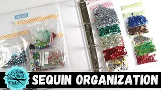 Best way to Organize your Sequins and Gems!!