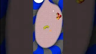 Worms zone io 🐍 #wormszone #shortsviral #shortsfeed