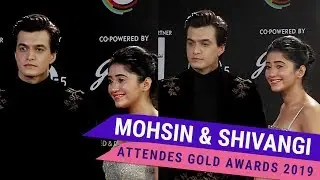 Mohsin Khan, Shivangi Joshi and other celebrities at an awards show