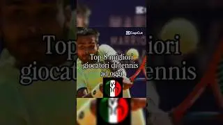 Top 8 migliori tennisti ad oggi #countryballs #tennis #top8 #italy #sinner