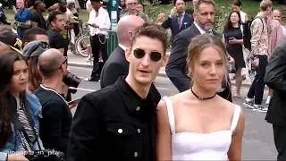 Pierre Niney and Natasha Andrews - Dior Homme fashion show - Paris, June 24th