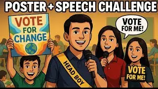 &ldquo;Poster Competition + Speech Test 🎤 | Head Boy vs Head Girl 🗳️ | School Election Begins!&rdquo;
