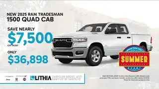2025 Ram 1500 Quad Cab &ndash; Just $36,898 | Santa Fe Dodge Summer Event