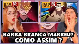(TAUZ AMASSOU) REAGINDO ao Rap do Sanji E O Rap do Barba Branca DO TAUZ - REACT 2 EM 1 (One Piece)