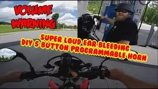 DIY SUPER LOUD 5 button programmable horn. Ear bleed warning