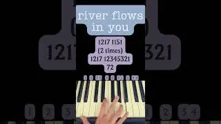 Yiruma - River Flows in You | Easy Piano Lesson 🎹🎶 #pianotutorial  #funwithmusic #pianolessons