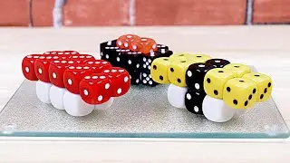 Sushi - Dice In Real Life 3 / Stop Motion Cooking & ASMR